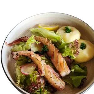 The G Beach Club - Food Menu - Squid with mash potatoes